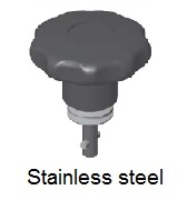 50E81-*CP - Star form head stud - stainless steel