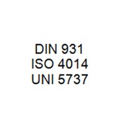 DIN 931 / ISO 4014 / UNI 5737 - Hexagon Head Bolt