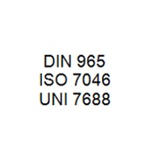 DIN 965 / ISO 7046 / UNI 7668 - Cross Recessed Countersunk Head Bolt