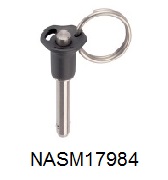Flightpin - Button handle ball lock pin - NASM17984