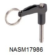 Flightpin - L-handle ball lock pin - NASM17986