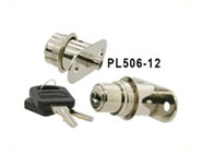 pushlock camlock locks flat key 5 disc flange fixing for sliding wooden doors PL506-12 series
