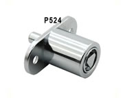 pushlock camlock locks tri drive key flange fixing tamper proof P524 series