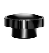 258 Series - Dimcogray round fluted knob