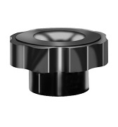 269 Series - Dimcogray round fluted knob
