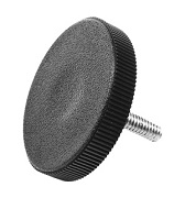 520 Series - Dimcogray round knurled knob