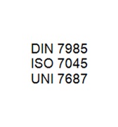 DIN 7985 / ISO 7045 / UNI 7687 - Crossed Recesse Pan Head Bolt