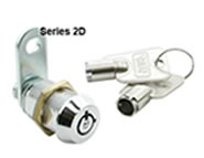 round key camlock no master key die cast 7 pin 2D series lock