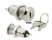 switchlock camlock locks flat key single pole 4 disc minature die cast S1096 series