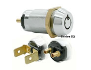 switchlock camlock locks round key single pole 7 pin solid brass S2 series
