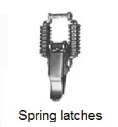 Spring Equipped SAV Latches
