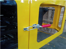Pull Action Clamp used in Machine Door